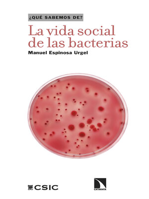 cover image of La vida social de las bacterias